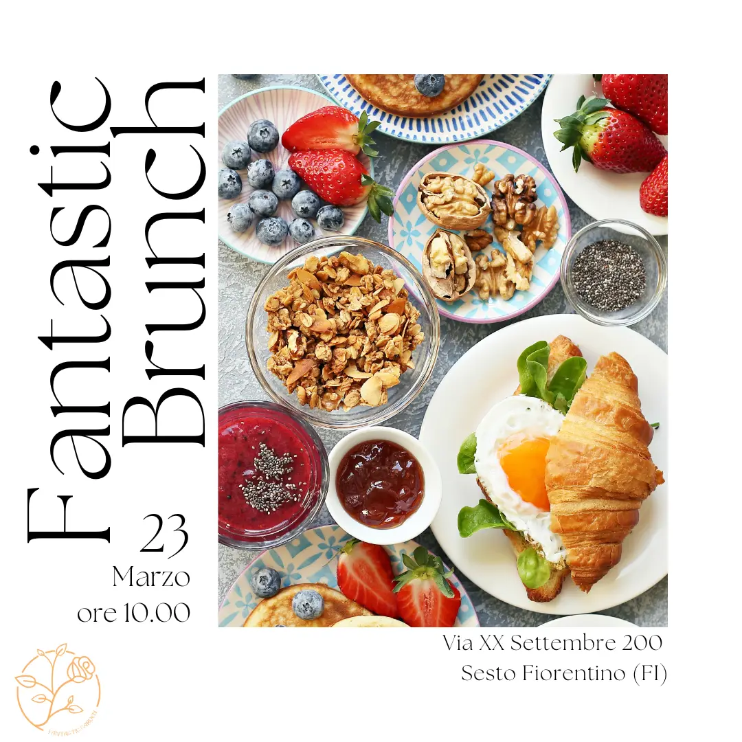 Locandina del brunch di primavera di domenica 23 marzo