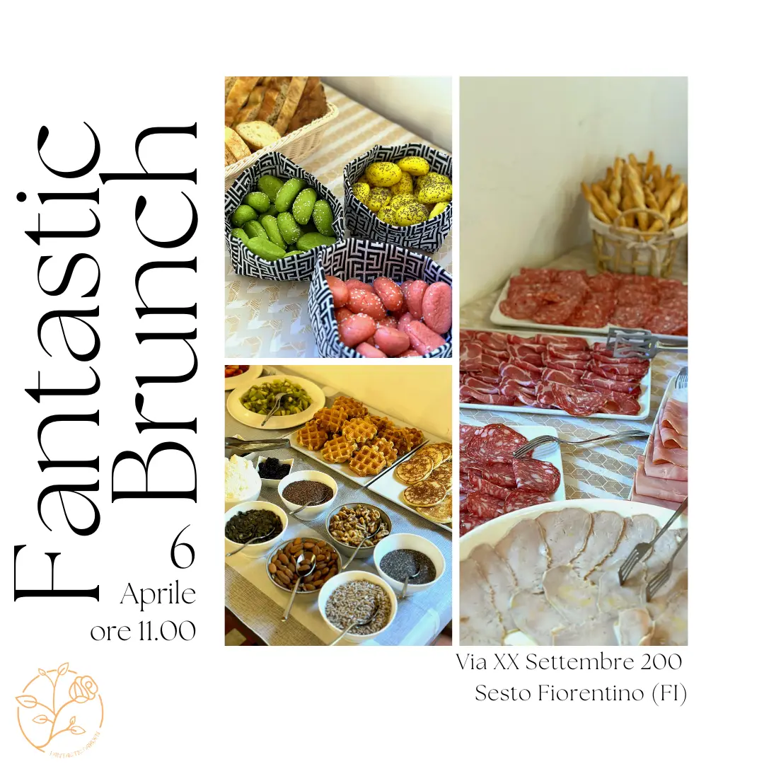 Locandina del brunch di primavera di domenica 6 aprile